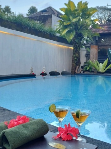 Piscine, Maison Blanche, Pariliana, Bali Piscine, Maison Blanche, Pariliana, Bali