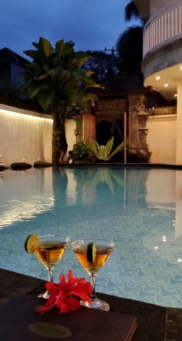 Piscine, Maison Blanche, Pariliana, Bali