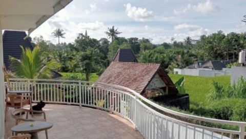 Vue du balcon, Maison Blanche, Pariliana