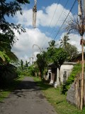 Rue du village de Bangkiang Sidem (Tegallalang), Ubud, Bali